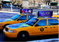 防水リモート・コントロール二重味方されたフル カラーの印のタクシーの上の導かれた映画広告